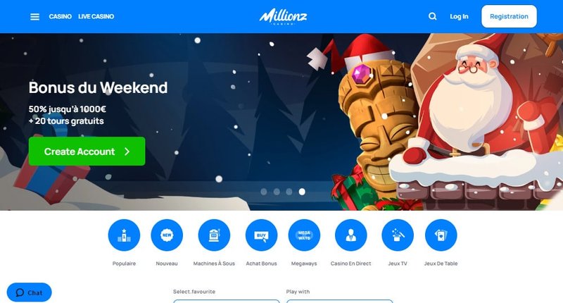 Présentation de millionz casino online